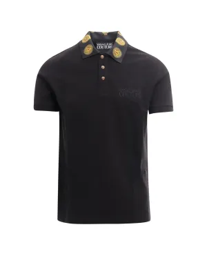 Versace Jeans Couture Logo Printed Polo Shirt