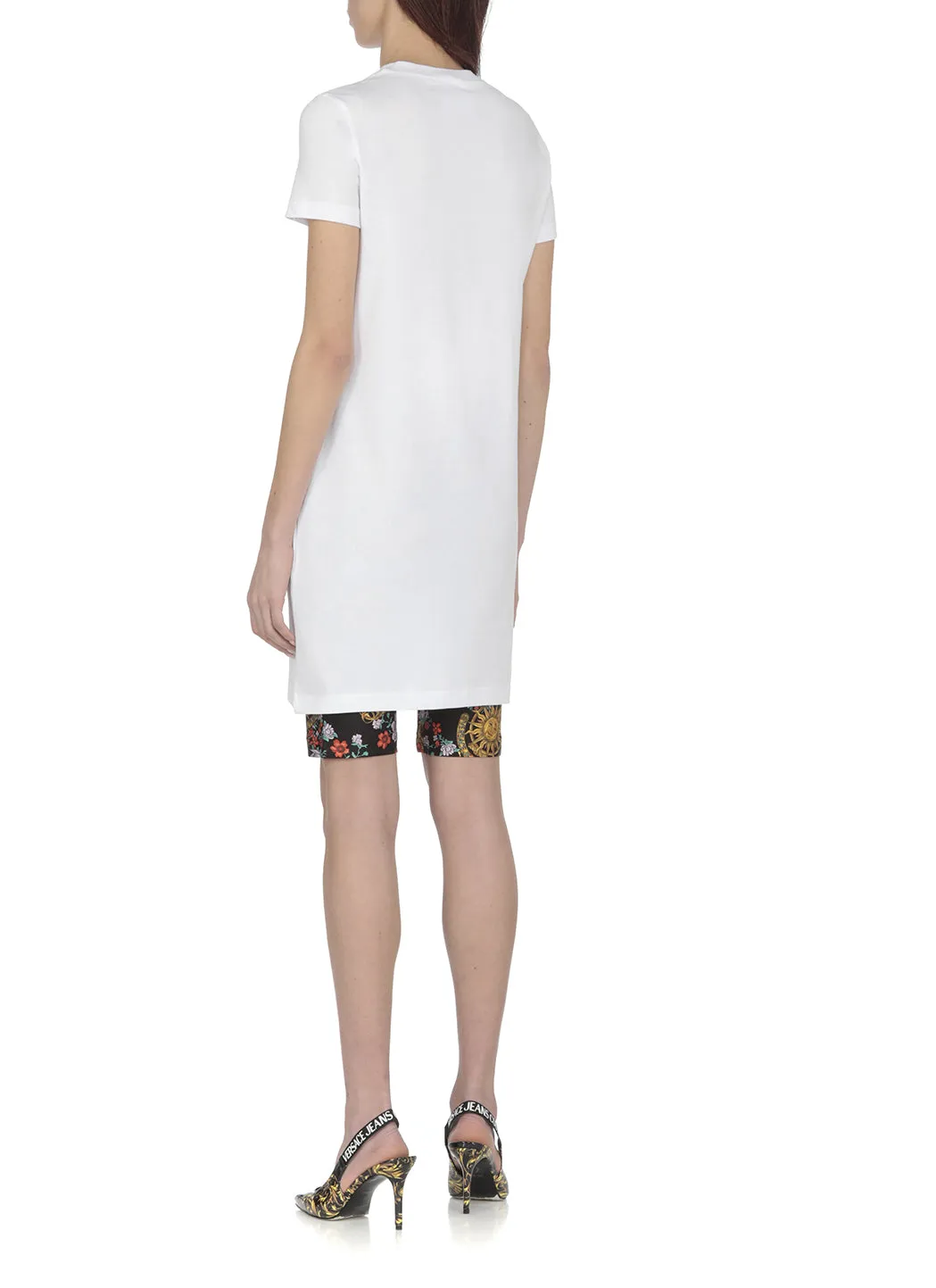 Versace Jeans Couture Logo Printed T-Shirt Dress