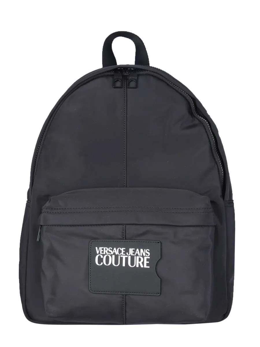 Versace Jeans Couture Logo-Printed Zipped Backpack