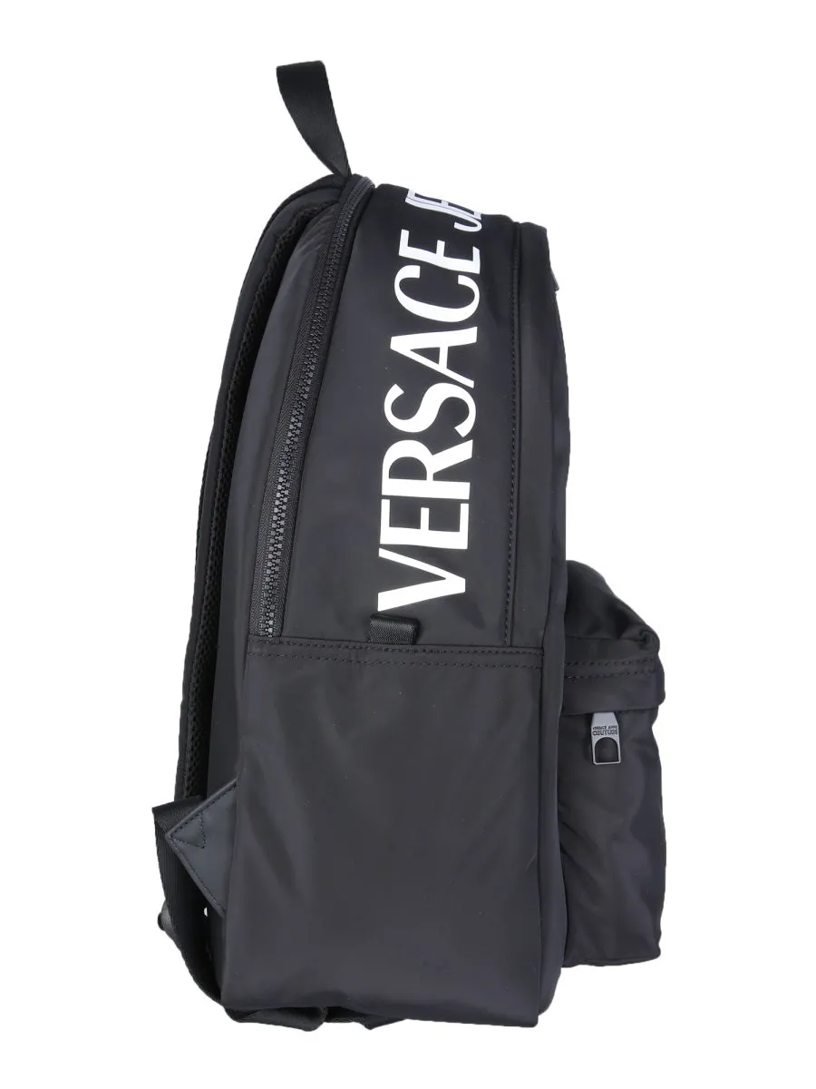 Versace Jeans Couture Logo-Printed Zipped Backpack