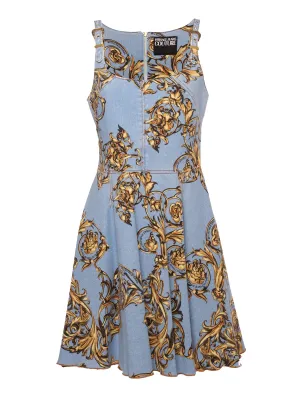 Versace Jeans Couture Regalia Baroque Printed Dress