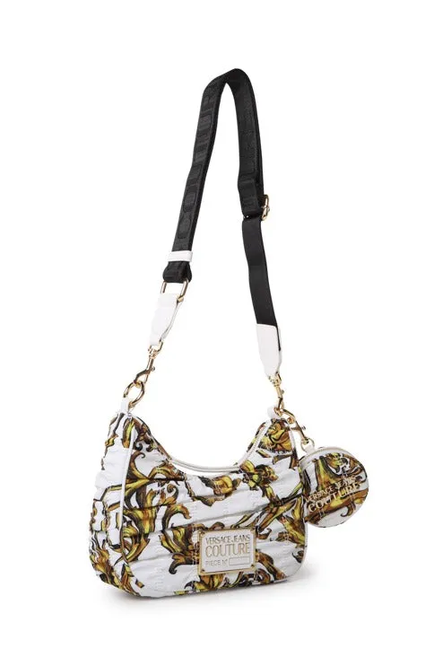 Versace Jeans Couture Regalia Baroque Printed Ruched Crossbody Bag
