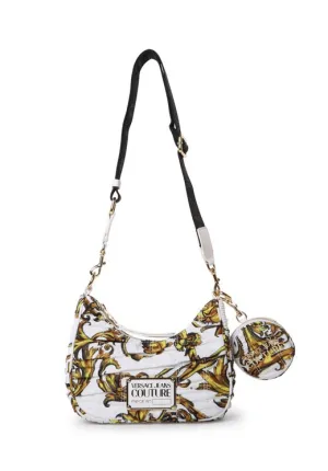Versace Jeans Couture Regalia Baroque Printed Ruched Crossbody Bag
