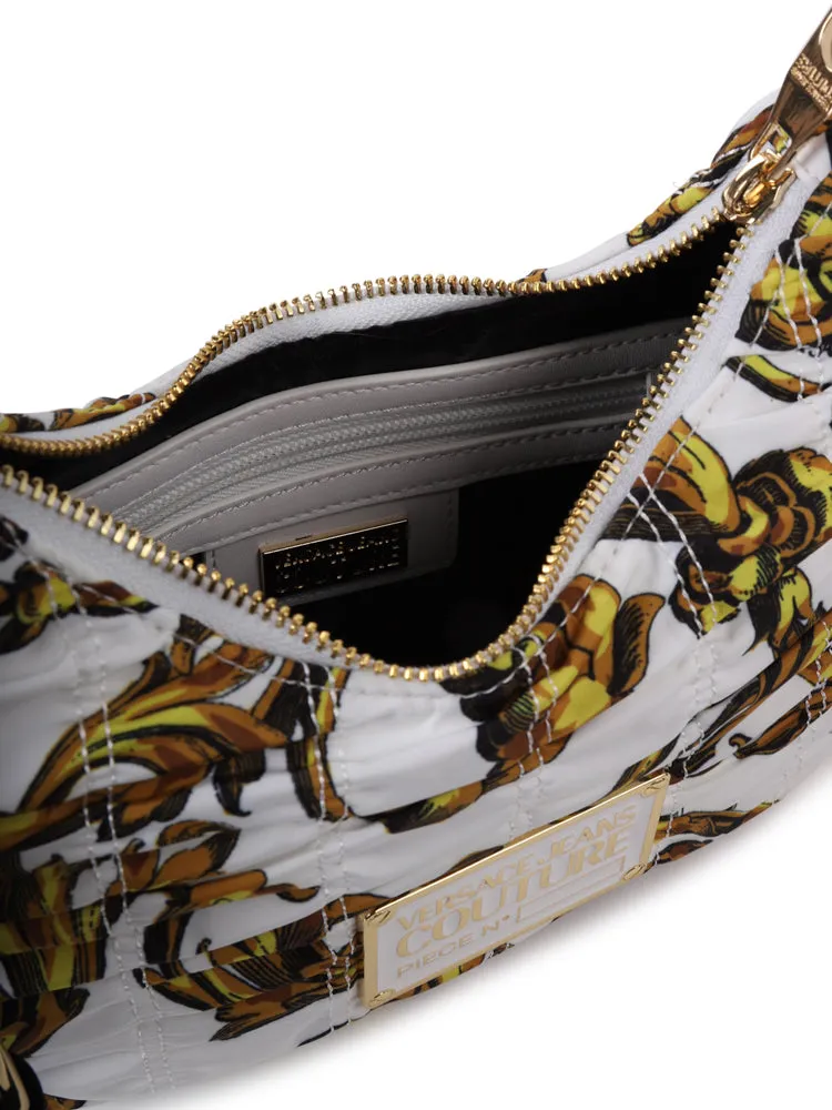 Versace Jeans Couture Regalia Baroque Printed Ruched Crossbody Bag