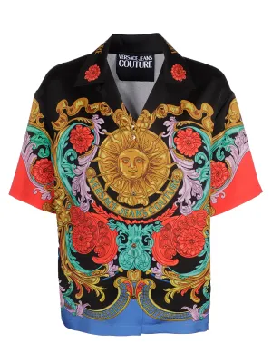 Versace Jeans Couture Sun Flower Garland Printed Shirt