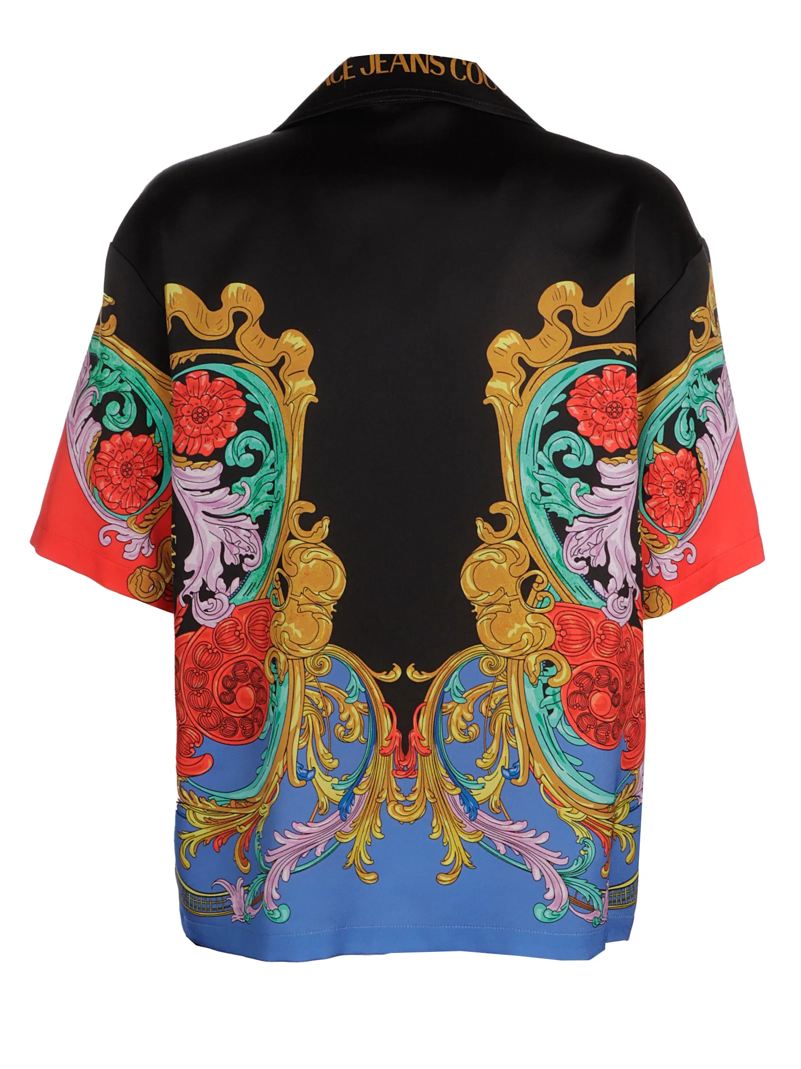 Versace Jeans Couture Sun Flower Garland Printed Shirt