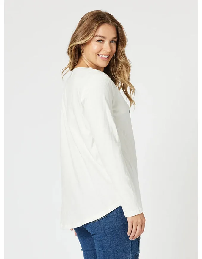 Vintage Tee White/Denim