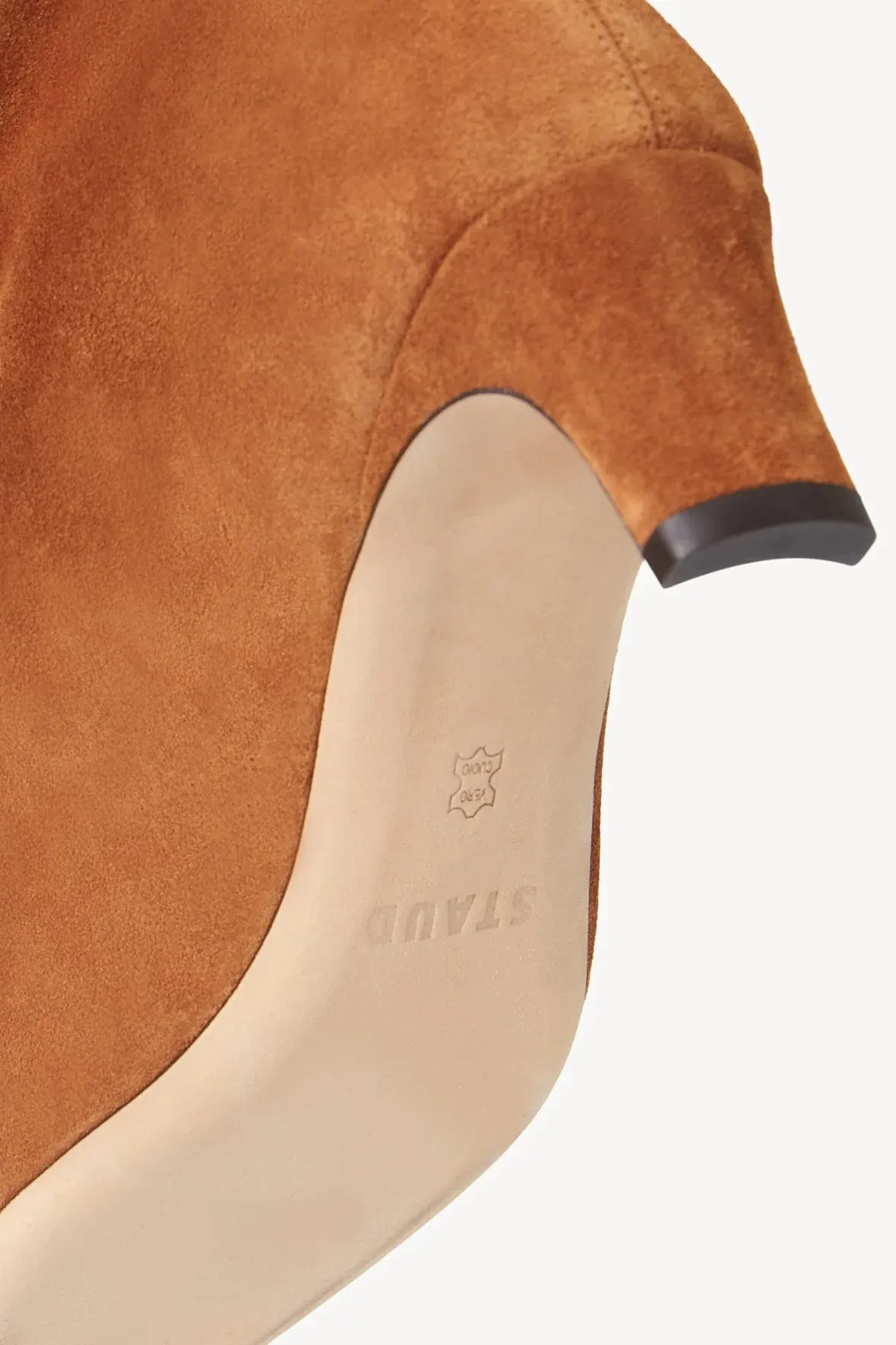 Wally Tall Suede Boot - Tan