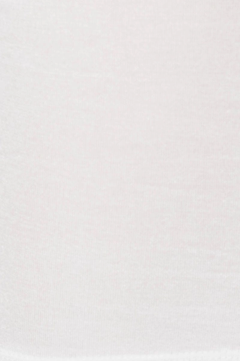 White Crop Top Long Sleeve