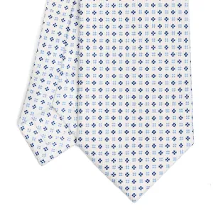 WHITE EXTRA LONG SARTORIAL SILK TIE